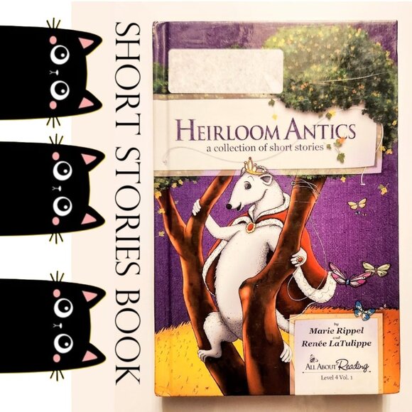 Heirloom Antics Short Stories Book All About Reading Level 4 Vol. 1 Hardcover 97 - Picture 1 of 16